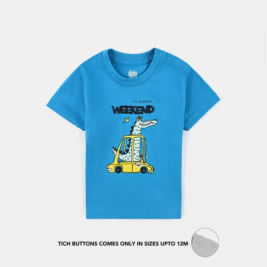 Infant Boys Cotton jersey T-Shirt Weekend