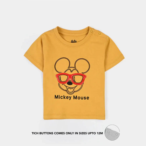 Infant Boys Jersey/Terry T-Shirt Character - Yellow