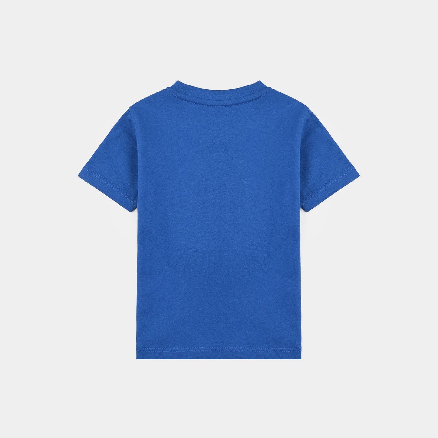 Infant Boys Cotton Jersey T-Shirt-C.Blue