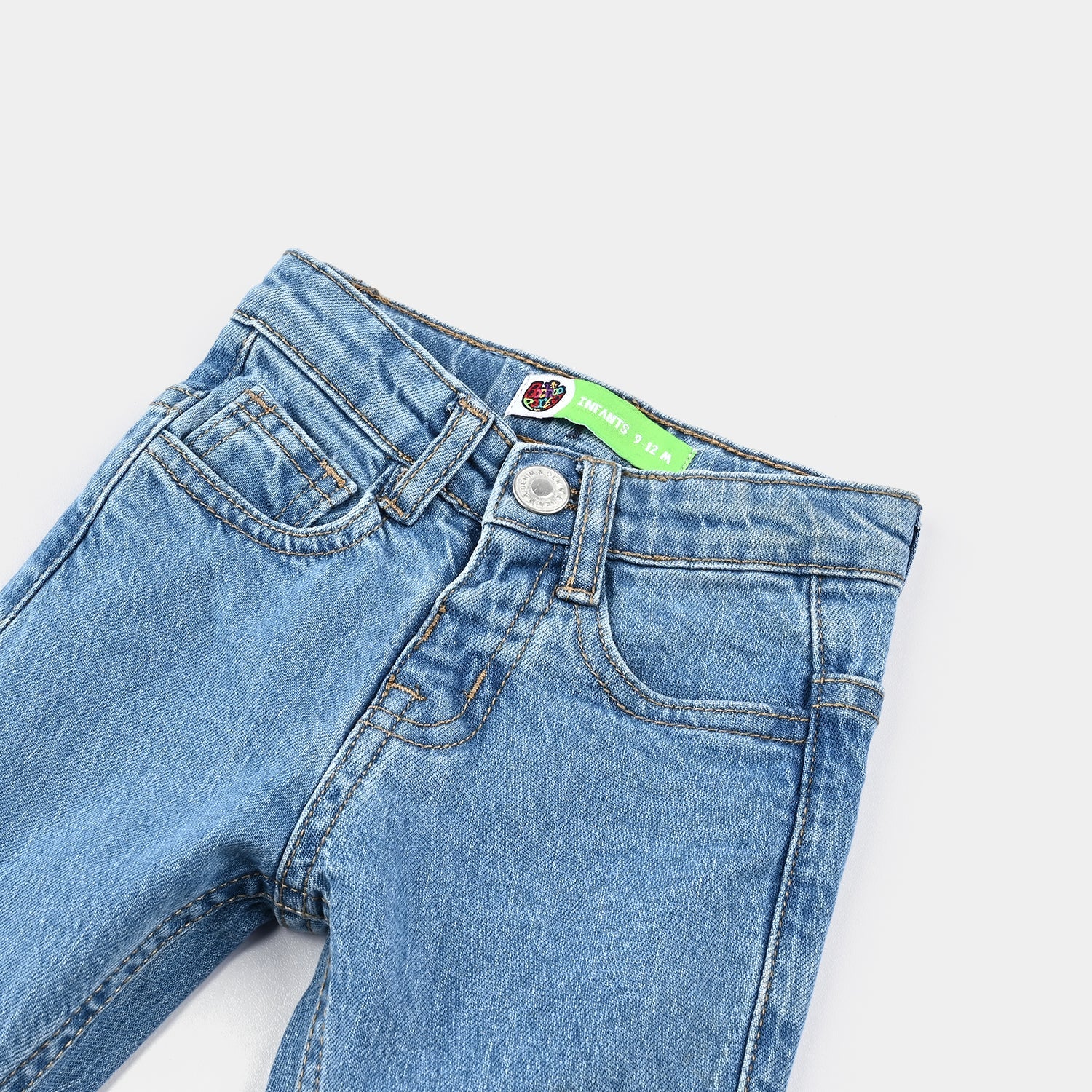 Infant Boys Denim Stretch Pant Basic - LT.Blue