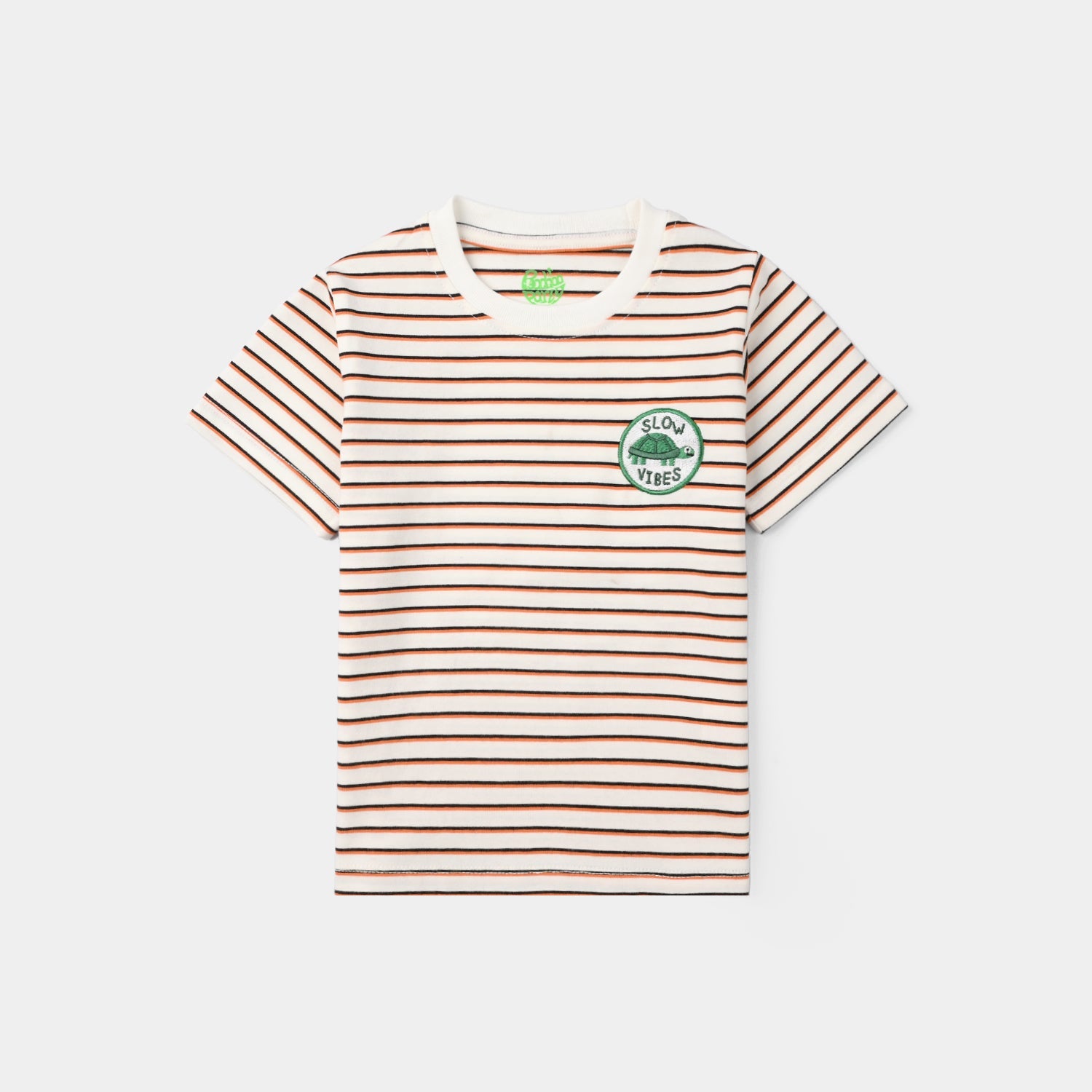 Infant Boys Yarn Dyed T-Shirt - White