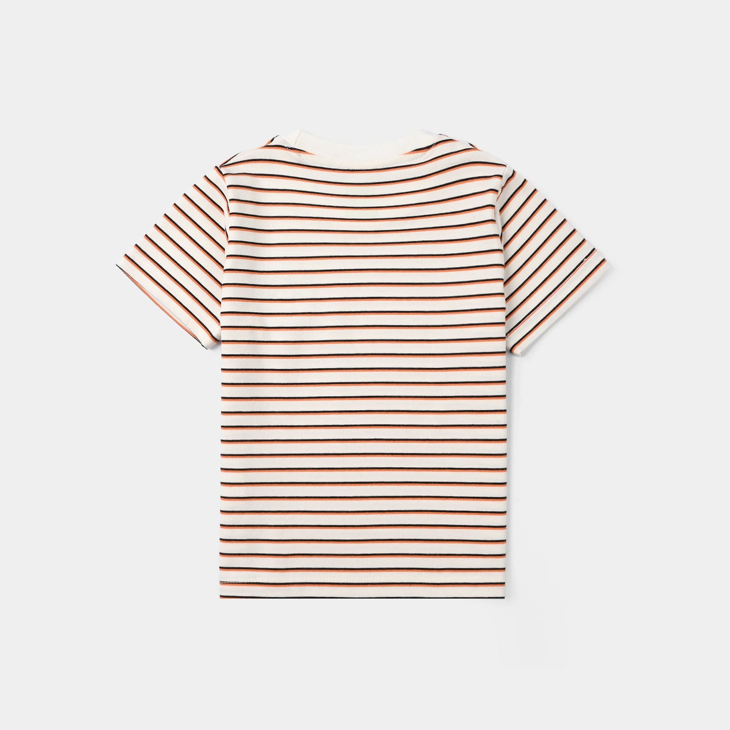 Infant Boys Yarn Dyed T-Shirt - White