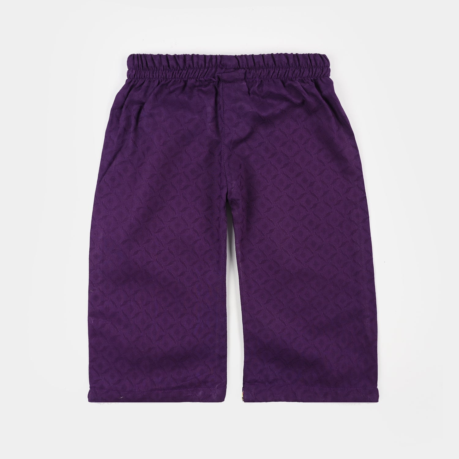 Infant Girls Jacquard Emb 2Pcs Noor Pari-PURPLE