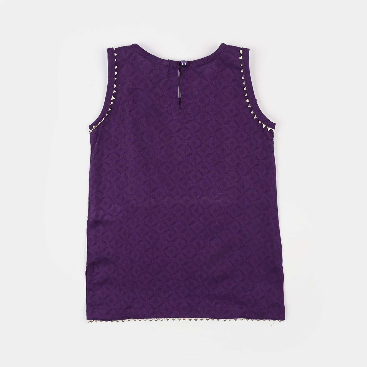 Infant Girls Jacquard Emb 2Pcs Noor Pari-PURPLE