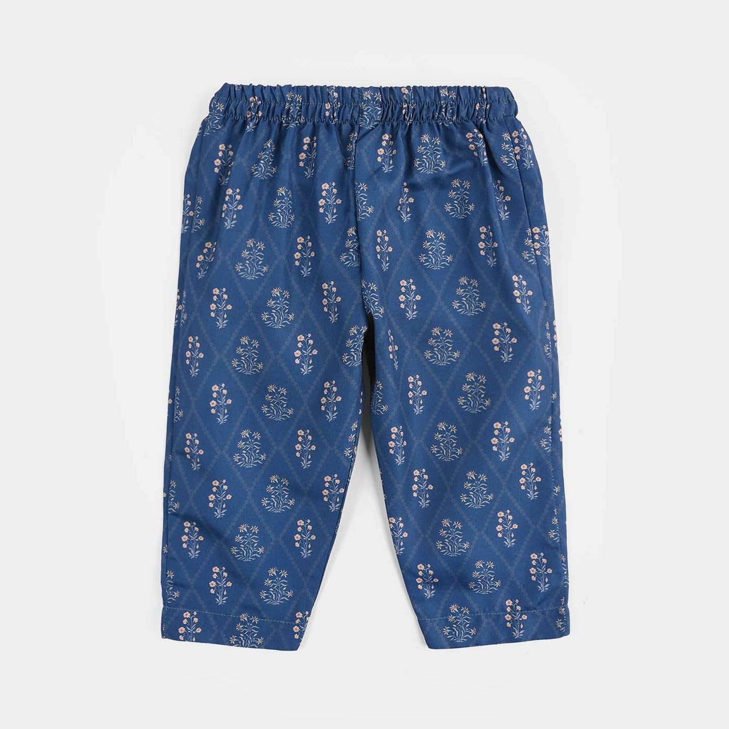 Infant Girls Poly Lawn Printed 2Pcs Rangrez-Blue
